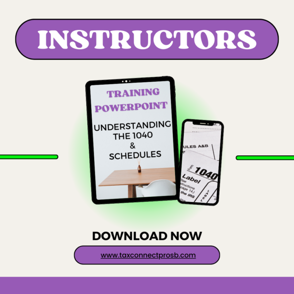 Understanding the 1040 & schedules
